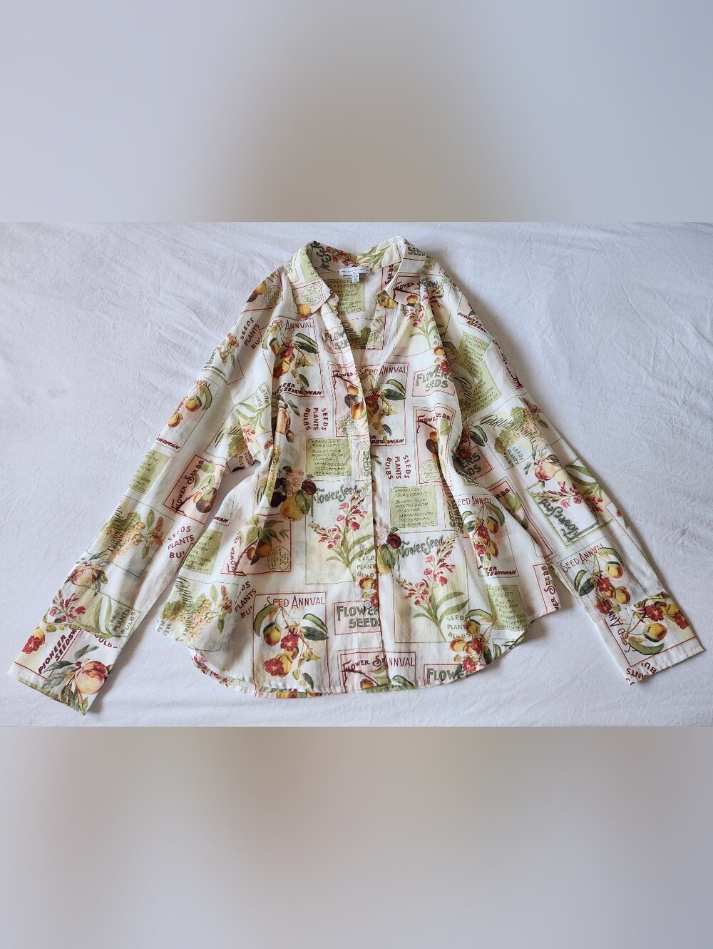 Cottagecore Button-Up Shirt - Farmhouse Style